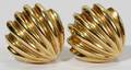 012120 TIFFANY  CO 18 KT YELLOW GOLD EARCLIPS PAIR