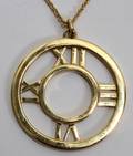 012116 TIFFANY  CO ATLAS GOLD PENDANT  CHAIN