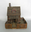 Log cabin model