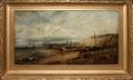 012099 GEORGE D CALLOW OIL ON CANVAS 1881 20 X 36