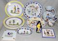 121153 HENRIOT QUIMPER FRENCH POTTERY 13 PIECES