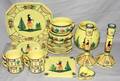 121151 HENRIOT QUIMPER YELLOW FRENCH POTTERY