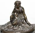 112118 CLASSICAL BRONZE FIGURE OF FEMALE WITH WHEAT