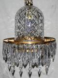 111157 WATERFORD CRYSTAL CEILING FIXTURE H 16 D 13