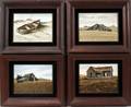 101215 R BRADFORD JOHNSON ACRYLIC PAINTINGS SET OF 4