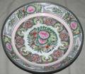 020126 ROSE MEDALLION STYLE CENTERPIECE BOWL DIA 9