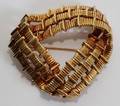012130 TIFFANY  CO 18 KT YELLOW GOLD BROOCH W 1 34