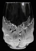 011200 LALIQUE LEAF VASE