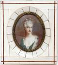 011184 CONTINENTAL IVORY PORTRAIT MINI IN VORY FRAME