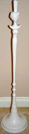 010119 AFTER GIACOMETTI PLASTER FIGURAL FLOOR LAMP
