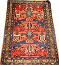 010107 HAMADAN PERSIAN WOOL RUG 2 7 X 3 11
