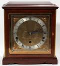 010091 ELLIOTT LONDON MAHOGANY MANTEL CLOCK H 9