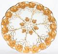 111217 MEISSEN GOLDDECORATED PORCELAIN DISH