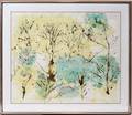 111195 SLATKIN WATERCOLOR 1968 25 X 30 TREES