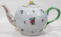 101254 HEREND PORCELAIN TEAPOT H 9 L 15