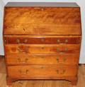 100077 GOVERNOR WINTHROP PINE SLANT TOP DESK 19TH C