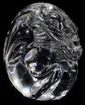 121222 STEUBEN GLASS DRAGON HAND COOLER  5518