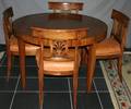 120085 DUNBAR FURNITURE CO DINING TABLE AND CHAIRS