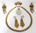 020179 VINTAGE COSTUME JEWELRY NECKLACE EARRINGS 