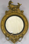 Federal style girondole mirror