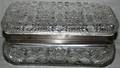 011211 BRILLIANT CUT GLASS GLOVE BOX EARLY 20TH C