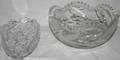 011203 HAWKES CUT GLASS BOWL  RELISH DISH DIA 8