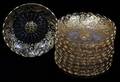 011221 VENETIAN GLASS BOWLS TWELVE DIA 6
