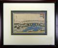 010153 AFTER HIROSHIGE WOODBLOCK PRINTS 4 PCS