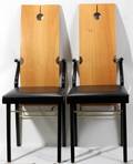 122178 PIERRE CARDIN 1922 MODERNIST 1983 CHAIRS