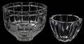 120092 CESKA QUALITY  ORREFORS CRYSTAL BOWLS TWO
