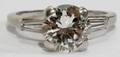 112191 172 CT PLATINUM  DIAMOND LADYS RING