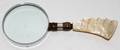 111257 MOTHEROFPEARL  STERLING MAGNIFYING GLASS