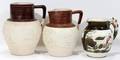 111225 TURNER STONEWARE JUGS 2 C 1800 H 8 