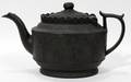 111223 ENGLISH CASTLEFORDTYPE BASALT HINGED TEAPOT
