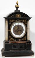 102194 GERMAN AUTOMATON MANTEL CLOCK C 1800 H 17