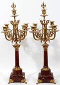 102165 CONTINENTAL NEOCLASSICAL MARBLE  GILT BRONZE