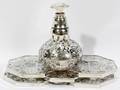101275 ART NOUVEAU STERLING OVERLAY PERFUME BOTTLE