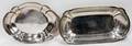 101267 DOMINICK  HAFF AND GORHAM STERLING TRAYS TWO