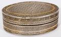 091218 FRENCH SILVER GILT SNUFF BOX C 1800