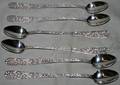 020200 S KIRK  SON REPOUSSE STERLING ICE TEA SPOONS