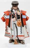 012234 HEREND HUNGARIAN PORCELAIN COSSACK H 13