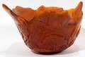 011275 MODERN CHINESE CARVED HORN BOWL H 2 34