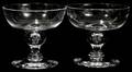 122214 STEUBEN BALUSTER TEARDROP CRYSTAL CHAMPAGNE