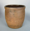 Redware crock 19th c