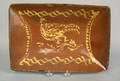 Pennsylvania redware loaf dish 19th c