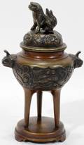 112241 CHINESE BRONZE KORO C EARLY 20TH C