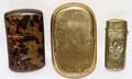 111262 JAPANESE TORTOISE CARD CASE BRASS PATCH BOX 