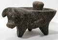 100146 STONE MORTAR AND PESTLE L 10