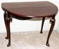 092193 AMERICAN QUEEN ANNE MAHOGANY DROP LEAF TABLE