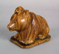 American redware bear 19th c